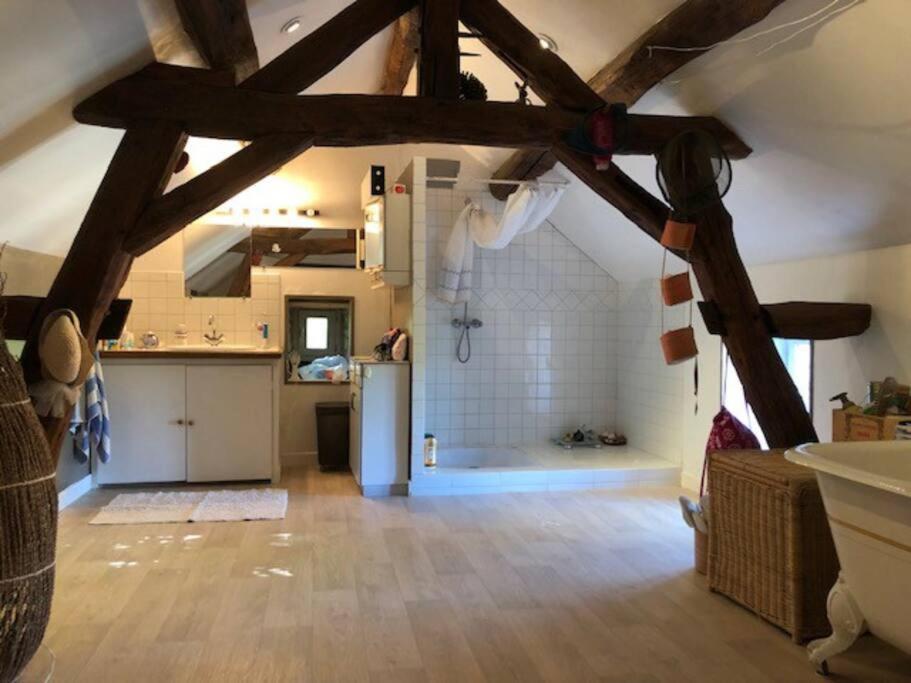 Villa Magnifique Moulin proche Chablis, jacuzzi et rivière Annay-sur-Serein Esterno foto