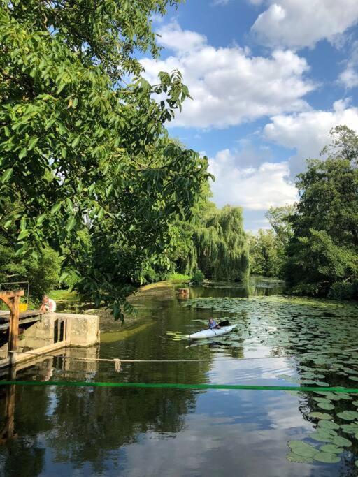 Villa Magnifique Moulin proche Chablis, jacuzzi et rivière Annay-sur-Serein Esterno foto